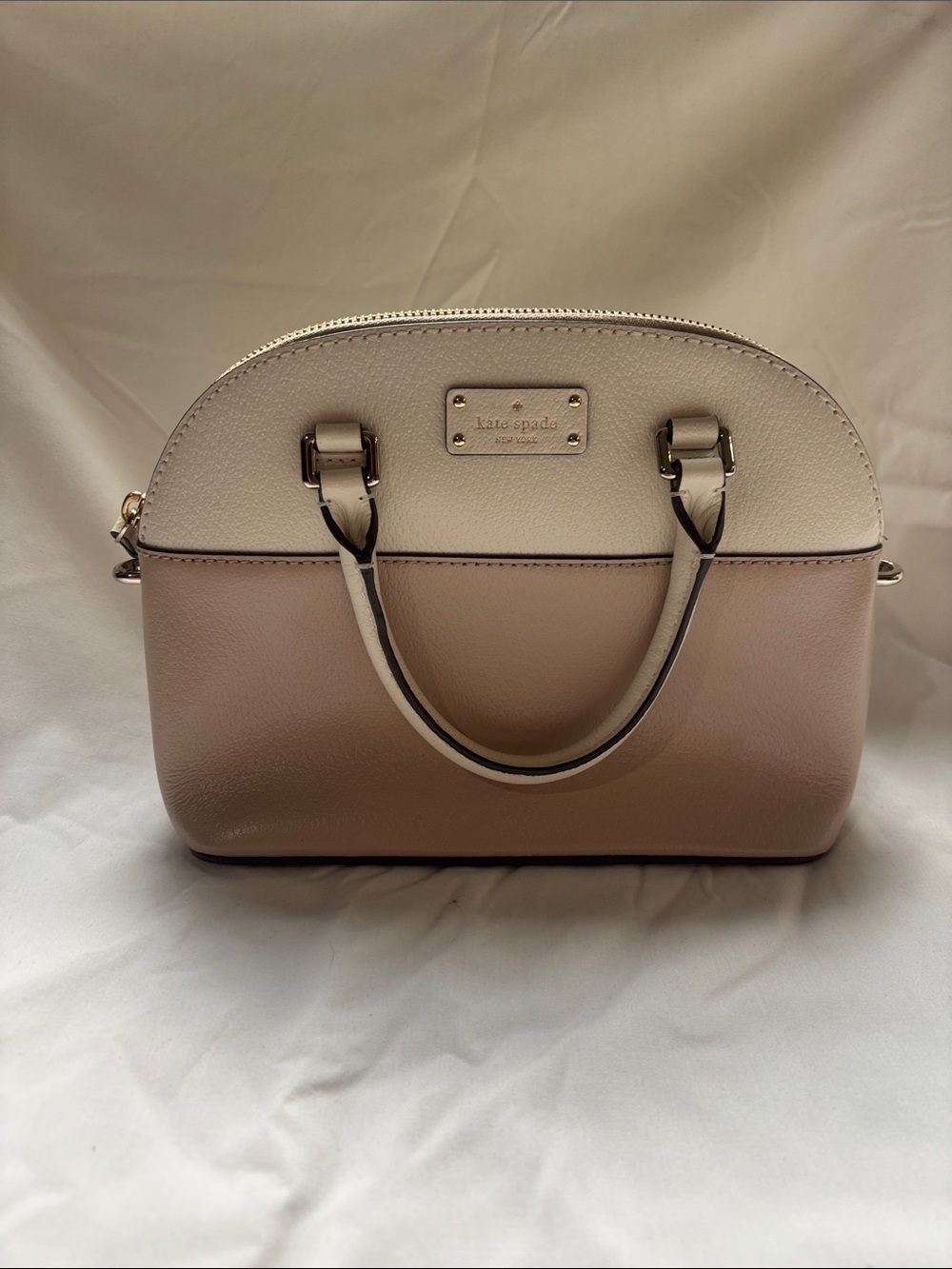 kate spade Two-Tone Purse - Cream & Blush Beige